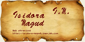 Isidora Magud vizit kartica